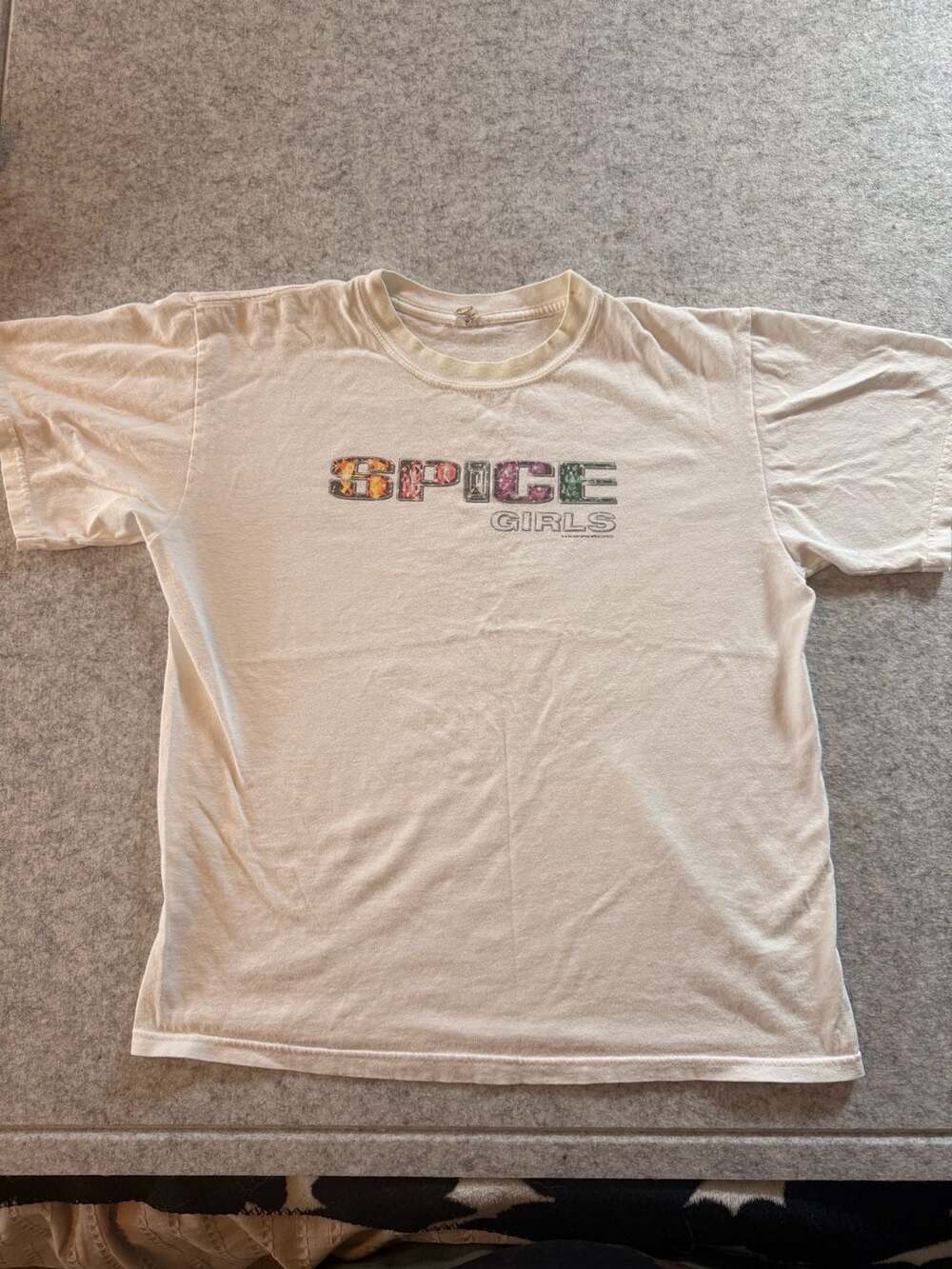 2007-08 Spice Girls The Return Of The Spice Girls World Tour T-Shirt with Printe